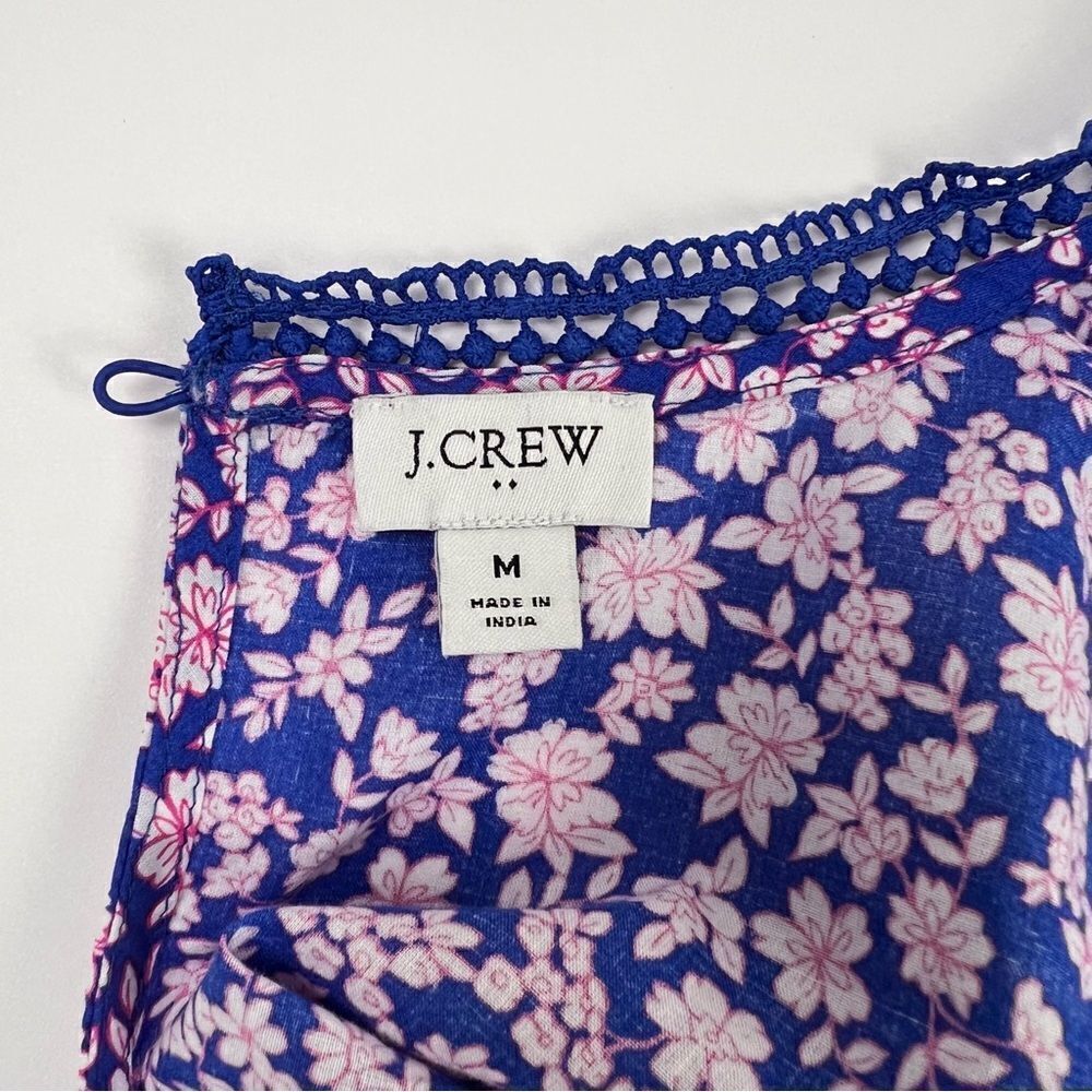 J. Crew Long-Sleeve Ruffle-Shoulder Top Size M - Picture 8 of 13